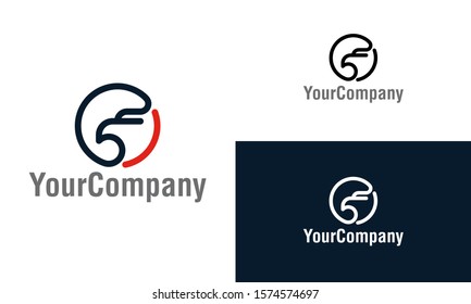 Eagle logo icon design template elements. Simple minimalist template graphic illustration. Creative vector emblem, for icon or design concept.