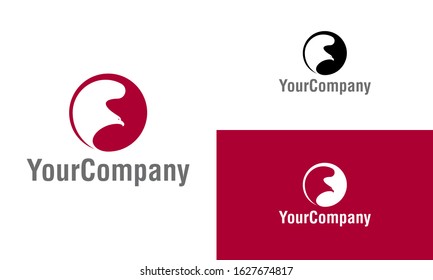 Eagle logo icon design template elements. Simple minimalist template graphic illustration. Creative vector emblem, for icon or design concept.