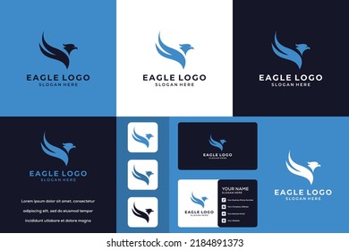 Eagle logo icon design template