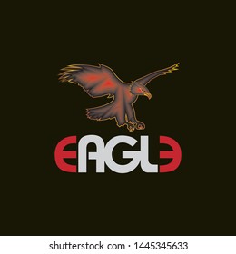 eagle logo icon design vector illustration.eps 10