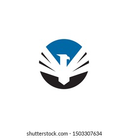 Eagle logo icon design vector template