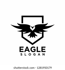 eagle logo icon designs vector. for signs, icons, logos abstract and shield