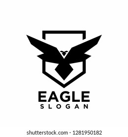 eagle logo icon designs vector. for signs, icons, logos abstract and shield