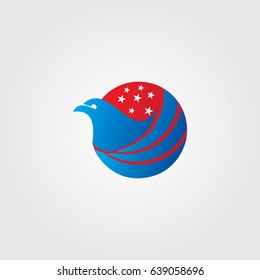 eagle logo, icon falcon