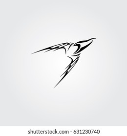 eagle logo, icon flying