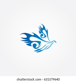 eagle logo, icon flying