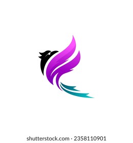 Eagle logo. Eagle icon. Eagle head. Falcon logo. Falcon vector