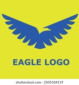 Logotipo del águila, icono del águila, logotipo icónico, Ilustración vectorial EPS 10 