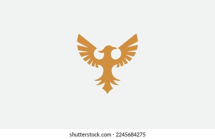 Eagle logo, icon for initials