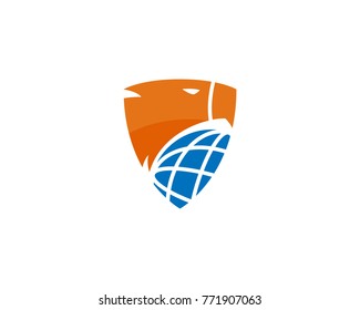 Eagle logo or icon, suitable for security or protection industries