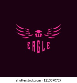 eagle logo icon vector