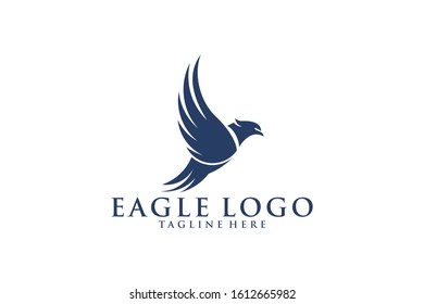 eagle logo icon vector isolated