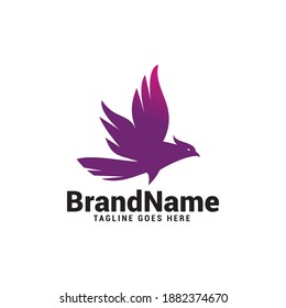 Eagle logo icon vector template.