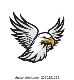 Eagle logo- icon vector-illustration design- logo template-elegant -
Colourfull