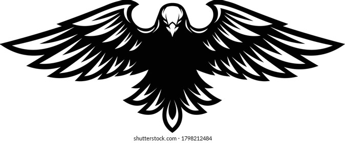 EAGLE LOGO ILLUSTRATION VECTOR DESIGN