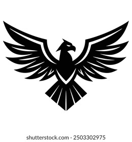 eagle logo illustration vector image