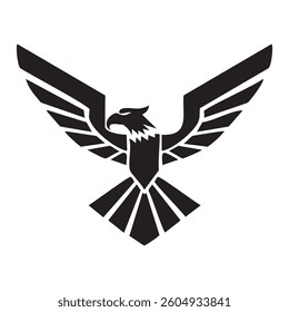eagle logo isolated on white background 