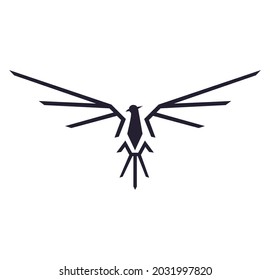  Eagle logo mascot, animal, bird illustration 