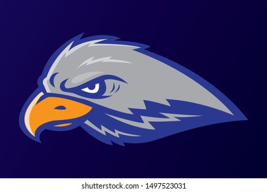 Eagle Logo Mascot Vector Badge 