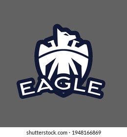 Eagle logo mascot vector illustration design good for sports, clothing, store, brand, esport team and more