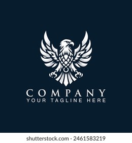 Eagle logo, Modern and bold eagle logo design