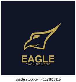 Eagle logo with modern concept. Eagle icon design. Vector Illustration