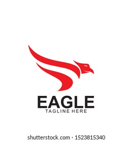 Eagle logo with modern concept. Eagle icon design. Vector Illustration