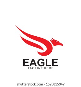 Eagle logo with modern concept. Eagle icon design. Vector Illustration