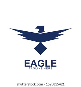 Eagle logo with modern concept. Eagle icon design. Vector Illustration