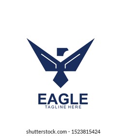 Eagle logo with modern concept. Eagle icon design. Vector Illustration