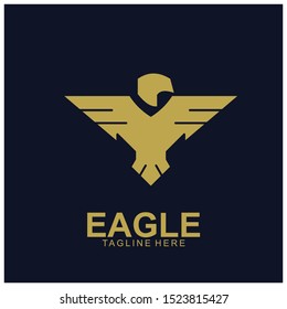 Eagle logo with modern concept. Eagle icon design. Vector Illustration
