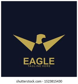 Eagle logo with modern concept. Eagle icon design. Vector Illustration