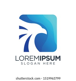 eagle logo modern simple. bird logo elegant.