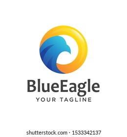eagle logo modern simple. falcon logo simple clean.