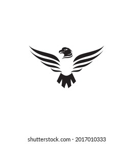 
eagle logo with natural concept