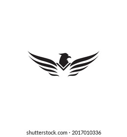 
eagle logo with natural concept
