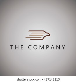 eagle logo on background