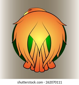 eagle logo on the ball used in the sites and printing