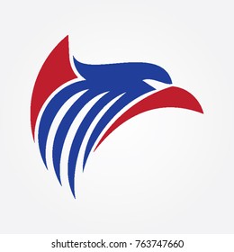 eagle logo on letters