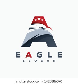 eagle logo ready to use with editable master files