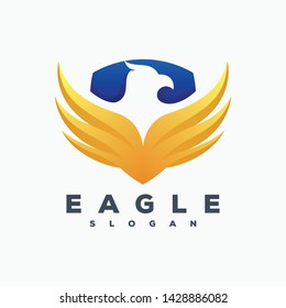 eagle logo ready to use with editable master files