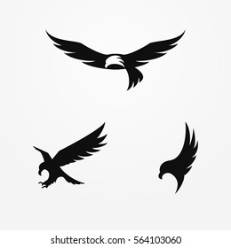 Eagle logo, silhouette