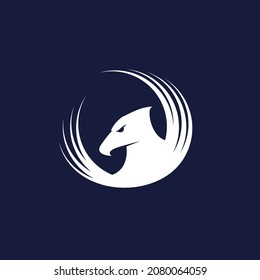 eagle logo silhouette simple concept