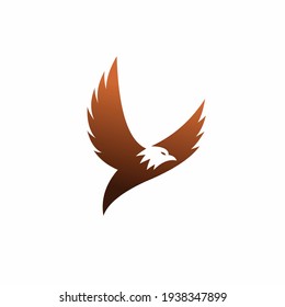 Eagle logo with simple concept