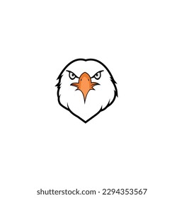 eagle logo, simple and elegant