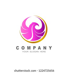 eagle logo, sport logo, circle eagle logo