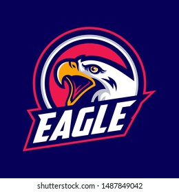 Eagle Logo Sport Team Stock Vector (Royalty Free) 1487849042 | Shutterstock