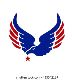 eagle logo and star