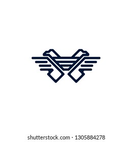 eagle logo template