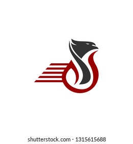 eagle logo template